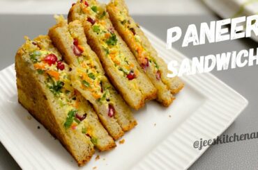 10 minutes breakfast veg sandwich|| Easy healthy paneer sandwich recipe ||
