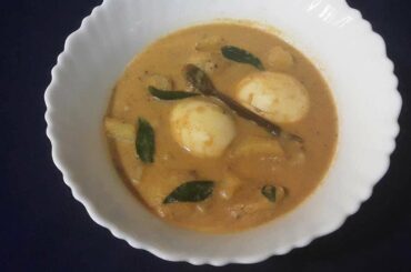 Egg Potato Coconut Milk Stew/ Dinner Recipes / Egg Recipes /Potato Recipes/Coconut Milk Recipes #589