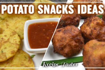 2 Mouthwatering Potato Snacks Ideas | Breakfast & Evening Recipes By Recipe Taster