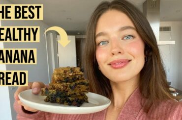 Easy 7 Ingredient Healthy Banana Bread + Q&A Catch Up