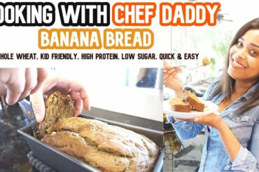 BANANA BREAD / HEALTHY BANANA BREAD / KID FRIENDLY BREAKFAST IDEAS / LOW SUGAR BANANA BREAD / SAHM