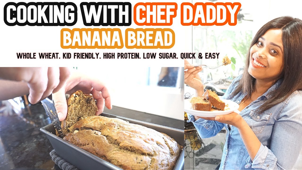 BANANA BREAD / HEALTHY BANANA BREAD / KID FRIENDLY BREAKFAST IDEAS / LOW SUGAR BANANA BREAD / SAHM BANANA BREAD / HEALTHY BANANA BREAD / KID FRIENDLY BREAKFAST IDEAS / LOW SUGAR BANANA BREAD / SAHM