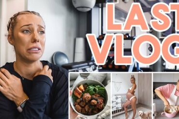 LAST VLOG?! Day In The Life | BODY UPDATE | Healthy Dinner Recipe + WORKOUT!