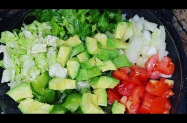 healthy weight loss salad recipe!! eat to lose weight and stay in shape!!
