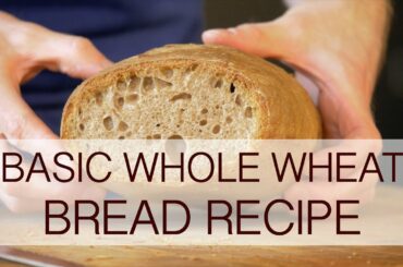 Basic whole wheat bread recipe