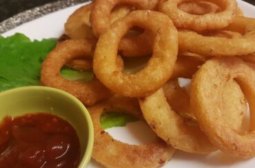 Crispy and crunchy potato rings||Quick and easy snack recipe||Potato ring