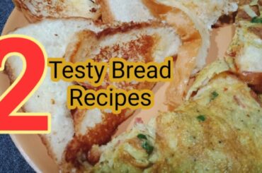 2 healthy & Break fast& Evening snack Recipes||easy bread recipe||