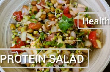 PROTIEN PACKED SALAD | protein salad for kids | fireless cooking | healthy salad | protein salad