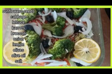 healthy salad recipes for weight loss, ASMR salad video