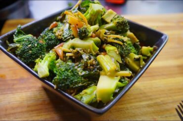 Purslane and Broccoli Stir Fry - healthy recipe channel