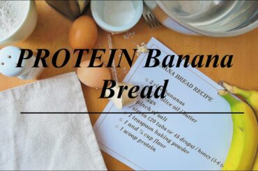 QUICK PROTEIN Banana Bread Recipe| EASY HEALTHY | FitCreate