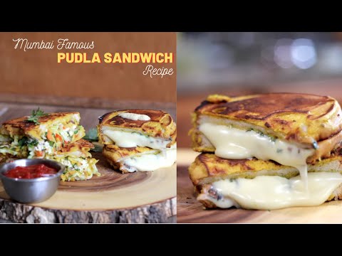 Mumbai Famous Street Food Pudla Sandwich Recipe | Besan Pudla Cheesy & Veggie | Yummy Recipe Mumbai Famous Street Food Pudla Sandwich Recipe | Besan Pudla Cheesy & Veggie | Yummy Recipe