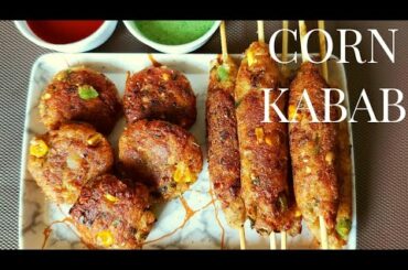Corn Kabab Recipe | Healthy Breakfast Ideas | Instant Breakfast Recipe | Healthy Snacks Recipes