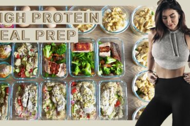 MEAL PREP WITH ME: Fast & Healthy High Protein Meals and Snacks