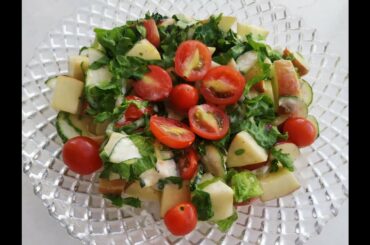 Apple Zucchini Salad | Healthy Salad Recipe | Salad Recipe For Weight Loss | Salad That Tastes Good