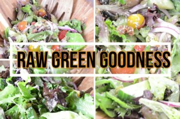 Salads :Refreshing and simple salad Recipe / Green Salad / Arugula , Spinach , Tomato Salad