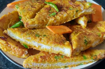 besan bread toast | besan toast | besan bread toast recipe | bread besan toast | breakfast recipe
