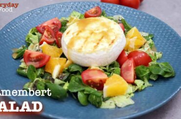 Mind-Blowing Vegan Salad With Grilled Camembert - Perfect Lunch I Healthy Salad Recipes I