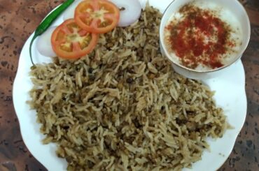 Moong Pulao | Quick & Easy Pulao | Healthy Recipe | Green Gram Recipe | Lucknow Style