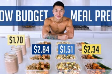 How To Build Muscle For $8/Day (HEALTHY MEAL PREP ON A BUDGET)