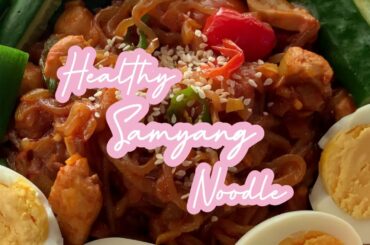 Healthy Korean Spicy Noodle | Low Calorie Konjac Noodle | Weight Loss Recipe