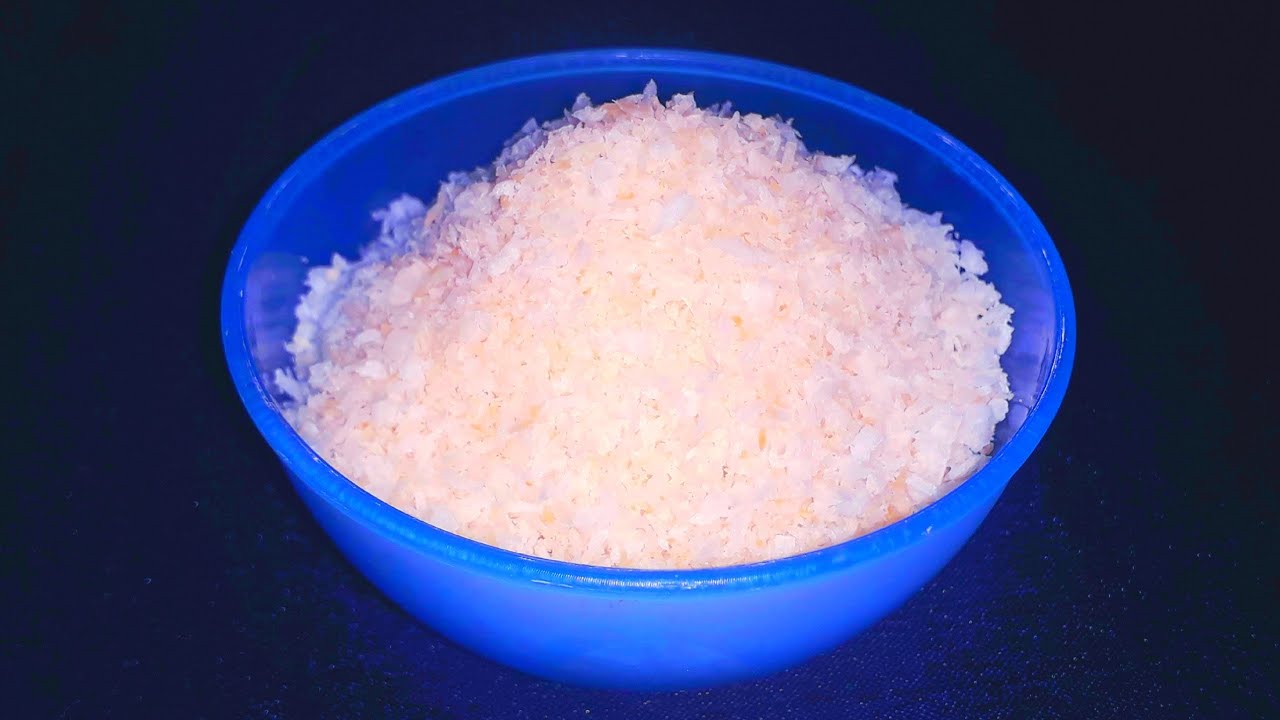 Pure Snow White Homemade Desiccated Coconut || Quick & Easy Preparation || Healthy Recipe || Pure Snow White Homemade Desiccated Coconut || Quick & Easy Preparation || Healthy Recipe ||