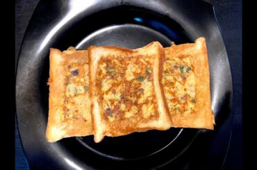 Veggie Bread Toast / Easy, Healthy and Filling Breakfast & Snacks Recipe