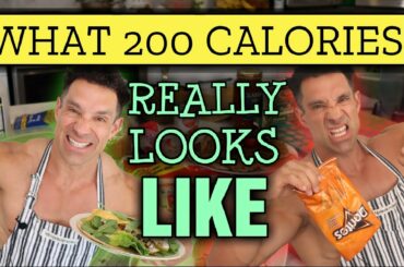 LIFE HACK || MEAL SIZES EXAMPLES || Comparing 200 Calorie Meals || Eat THIS not THAT!!!