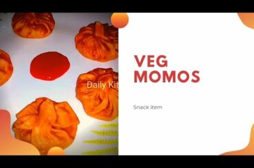 Vegetarian Momos | Sunday evening snack | Healthy recipe