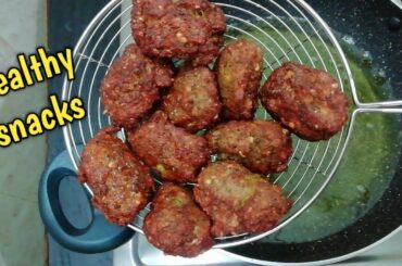 Healthy Evening Snacks Recipe || Green Gram Dal Vada || Yummy Spoon