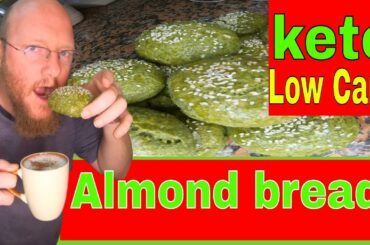 #keto#Healthy Homemade Almond Bread with Moringa Powder