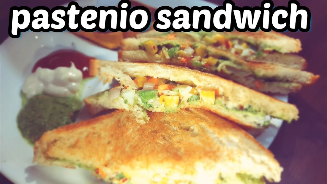 Veg pastenio sandwich | indo- italiyan sandwich recipe by Dharmik’s kitchen Veg pastenio sandwich | indo- italiyan sandwich recipe by Dharmik’s kitchen