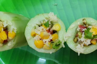 cucumber cups| healthy salad recipe by  Aliya | aisa salad khao aur piyo bhi |