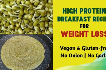 High Protein Breakfast Recipe For Weight Loss/PCOS Diet | Vegan, Gluten-free, Healthy Breakfast Idea