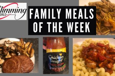 Family meals of the week | Family of 4 | Healthy meals | Slimming World Friendly
