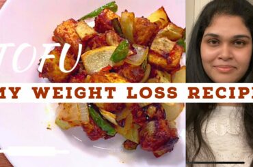 My Healthy Weight Loss Recipe in 10mins || Air Fried Crispy TOFU || Reduce Fat in Belly ||