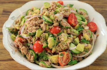 Healthy Avocado and Tuna Salad Recipe