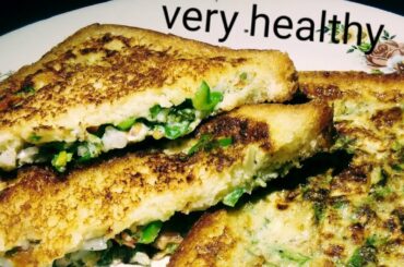 Bread omelette/5 min quick breakfast recipe/healthybreakfast/bread snacks/bread omelette street food