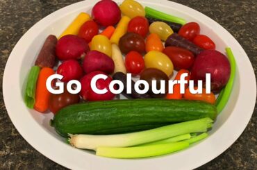 Healthy Salad | Go Colourful | Vegetable Salad Recipe with Simple Dressing | #WeightLossRecipe