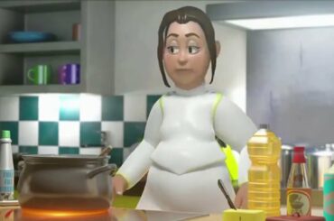 Cooking Healthy Food (Healthy Cartoon)