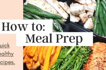 How To: Meal Prep | Cooking Salmon | Healthy Recipes | Chicken | Swai | Bikini Prep