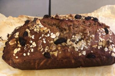 Healthy banana protein bread /2020/new recipe/
