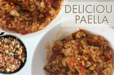 CHICKEN PAELLA RECIPE | HEALTHY MEAL IDEA