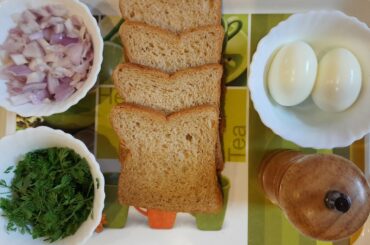 Boiled Egg sandwich recipe| Healthy & Tasty breakfast| How to make Egg sandwich