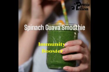 Spinach Guava Smoothie | Weight Loss | Healthy | Tasty | Nutritious | Fitness | Easy Recipe |
