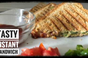 Mumbai Sandwich| Instant healthy breakfast| Breakfast for kids| Healthy sandwich for kids|