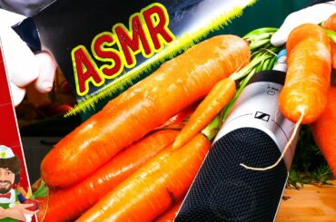Carrots ASMR Trigger | Healthy Food For Your Ears - Rough ASMR Cooking Sounds No Talking - 4k