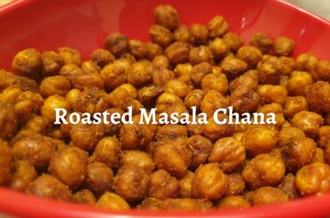Crispy Roasted Masala Chana /Diwali Snacks Idea/Healthy Snacks/Vegan Recipe