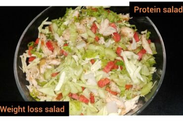 Protein salad by Maha's dastarkhwan_ weight loss salad
