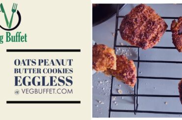 Oats Peanut Butter Cookies eggless | Healthy Weight-loss Desserts without eggs